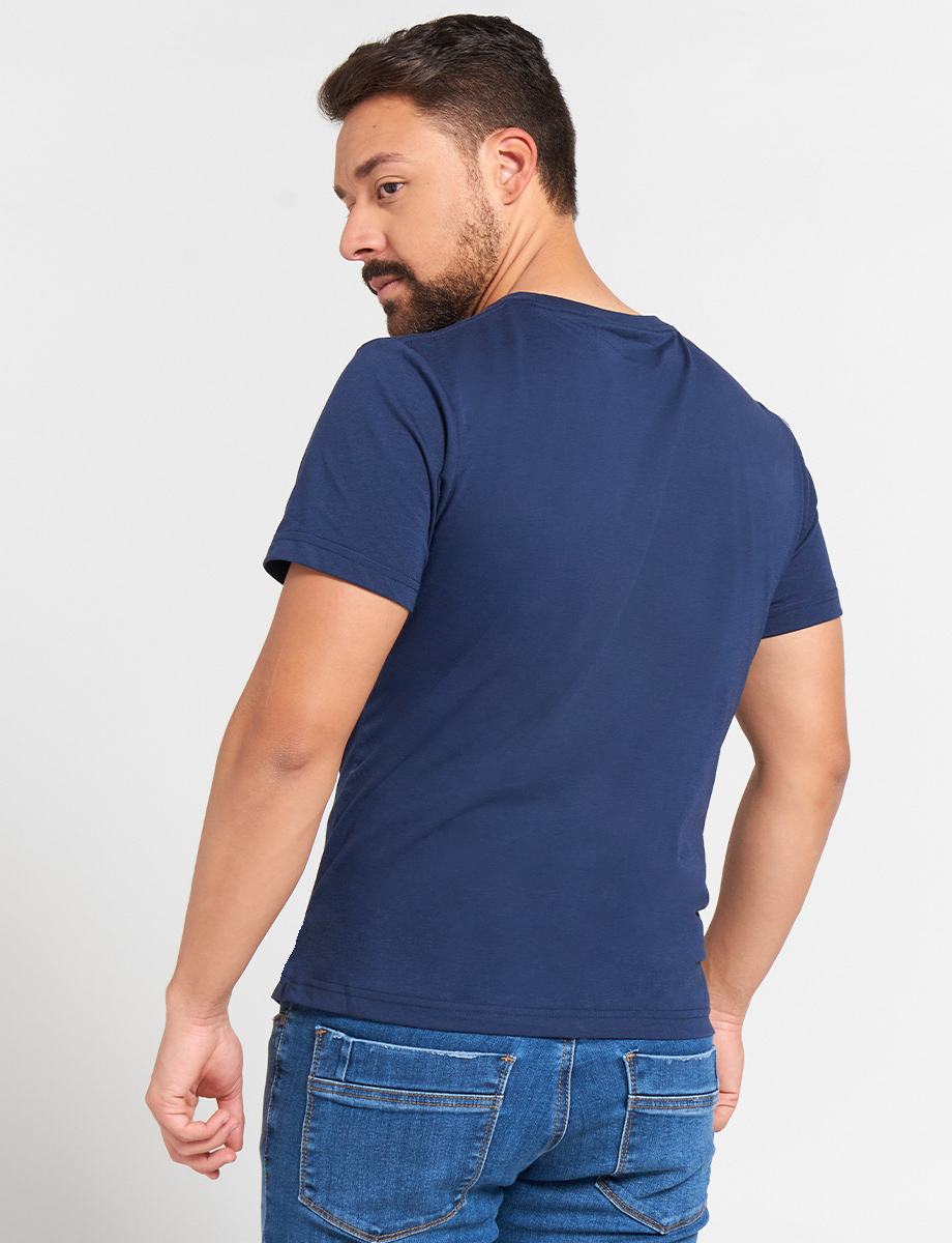 Camiseta Azul marino Superior