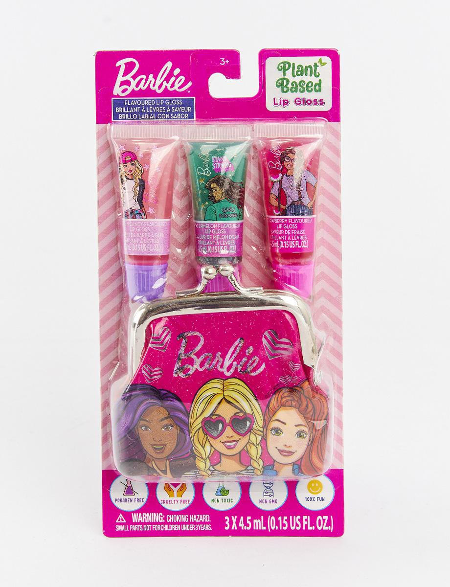 Set Brillos Labiales + Monedero Barbie