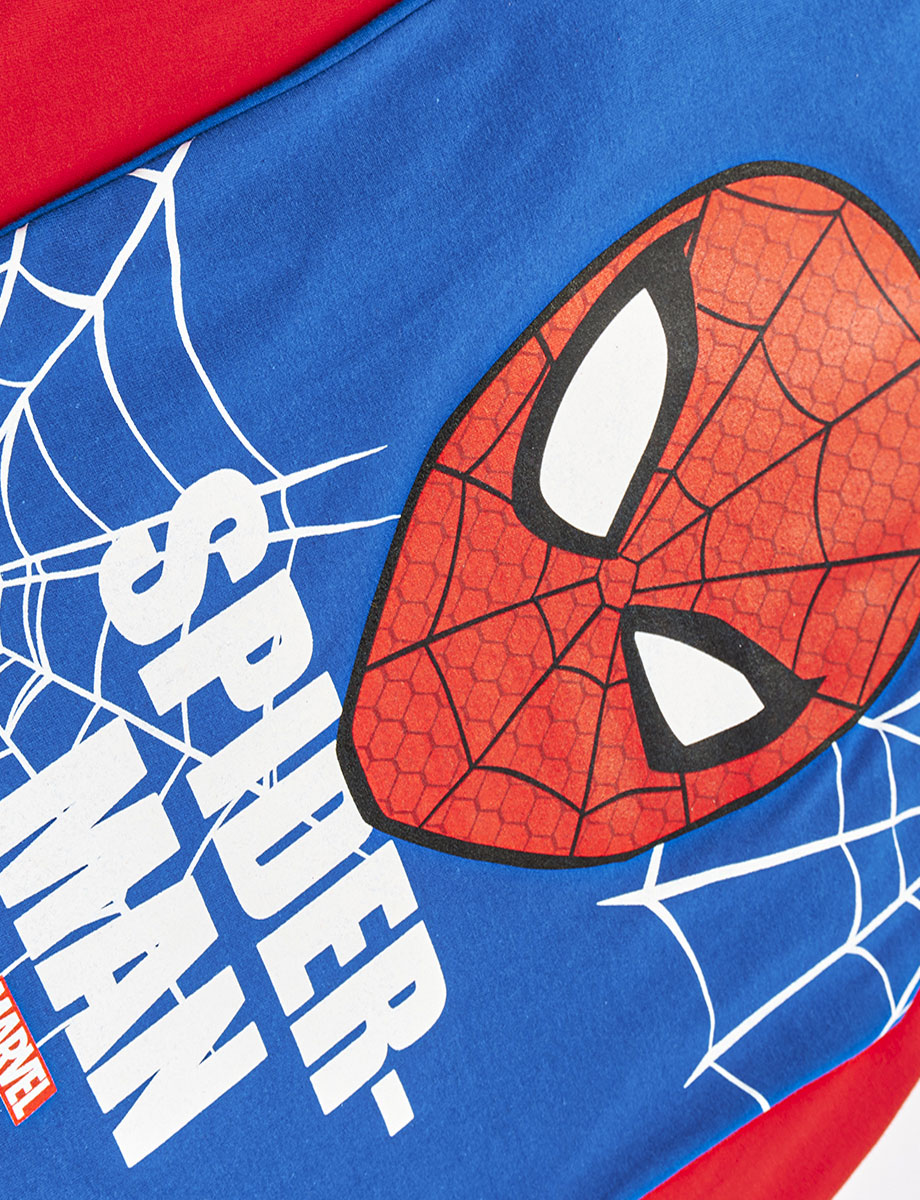 Buzo esc Bicolor Estampado Spider-Man