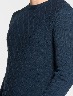 Sweater Textura Rombos Azul marino