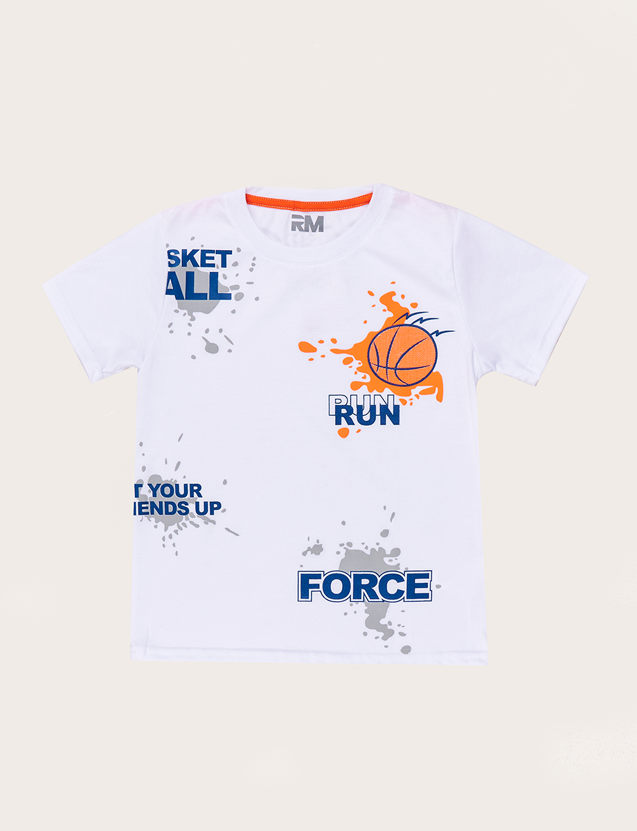 Camiseta Basketball Blanca