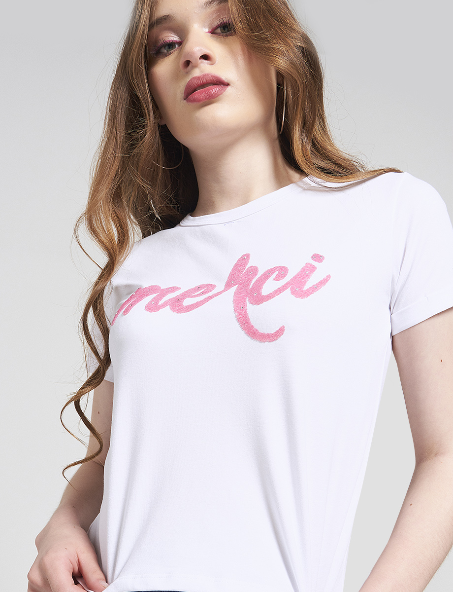Camiseta Corta Unicolor Merci