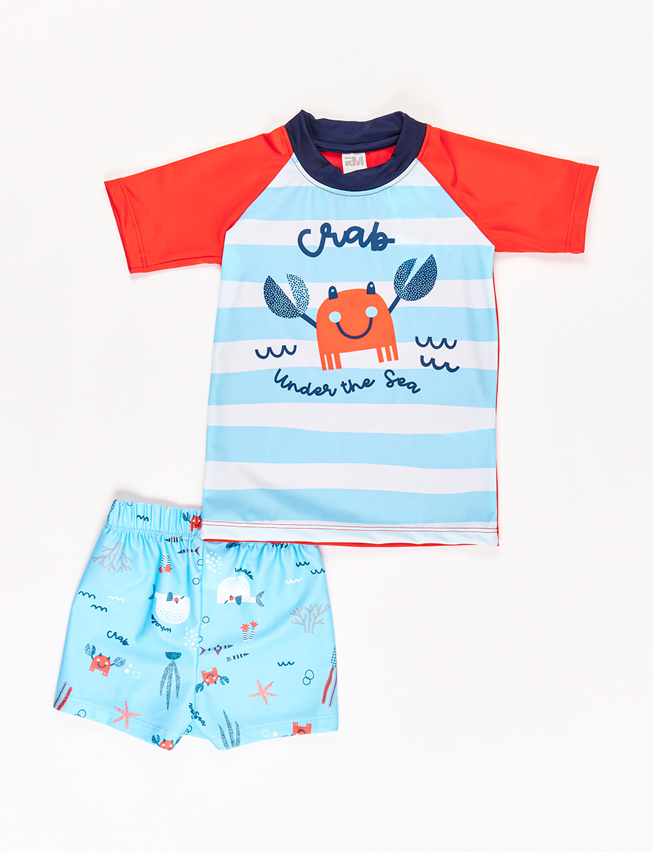 Traje de Baño Camiseta + Short Crab