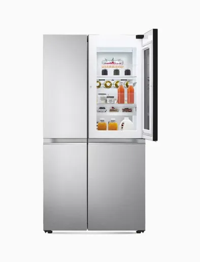 Refrigerador LG 647 Lt Side By Side Brushed Steel