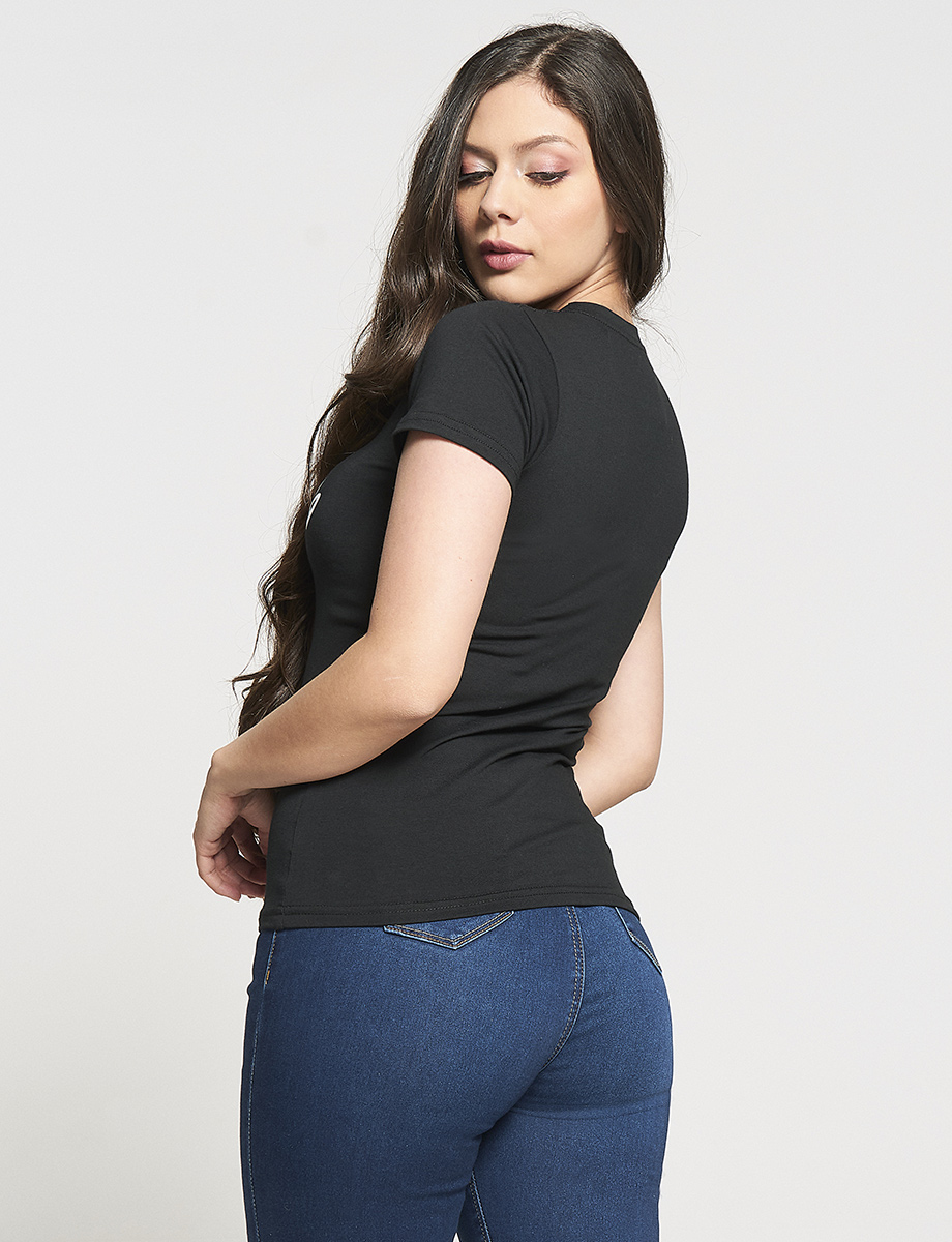 Camiseta So Cute Panda Negra