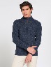 Sweater Trenzado Cuello Alto