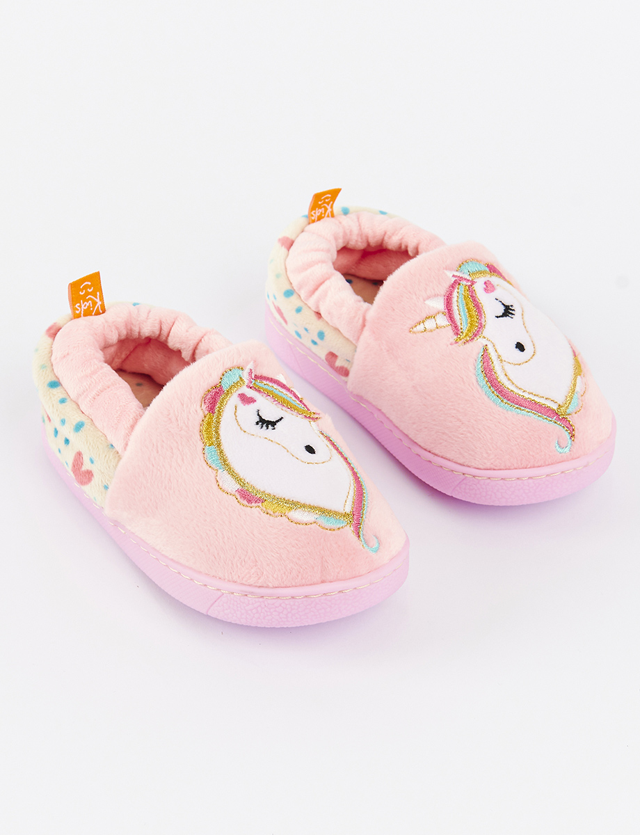Pantufla Rosada Unicornio
