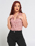 Top Body con Escote en V Cruzado