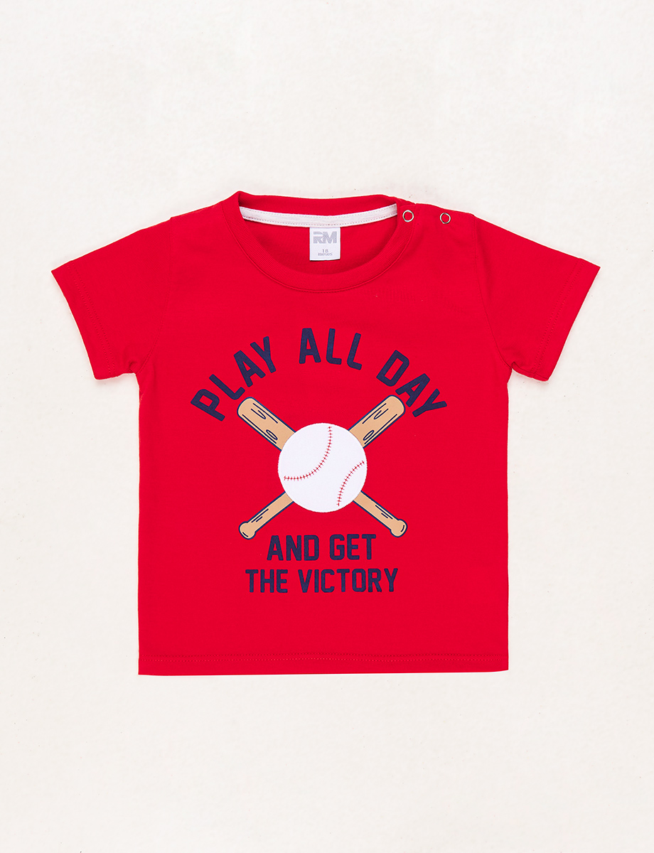 Camiseta Roja Play All Day