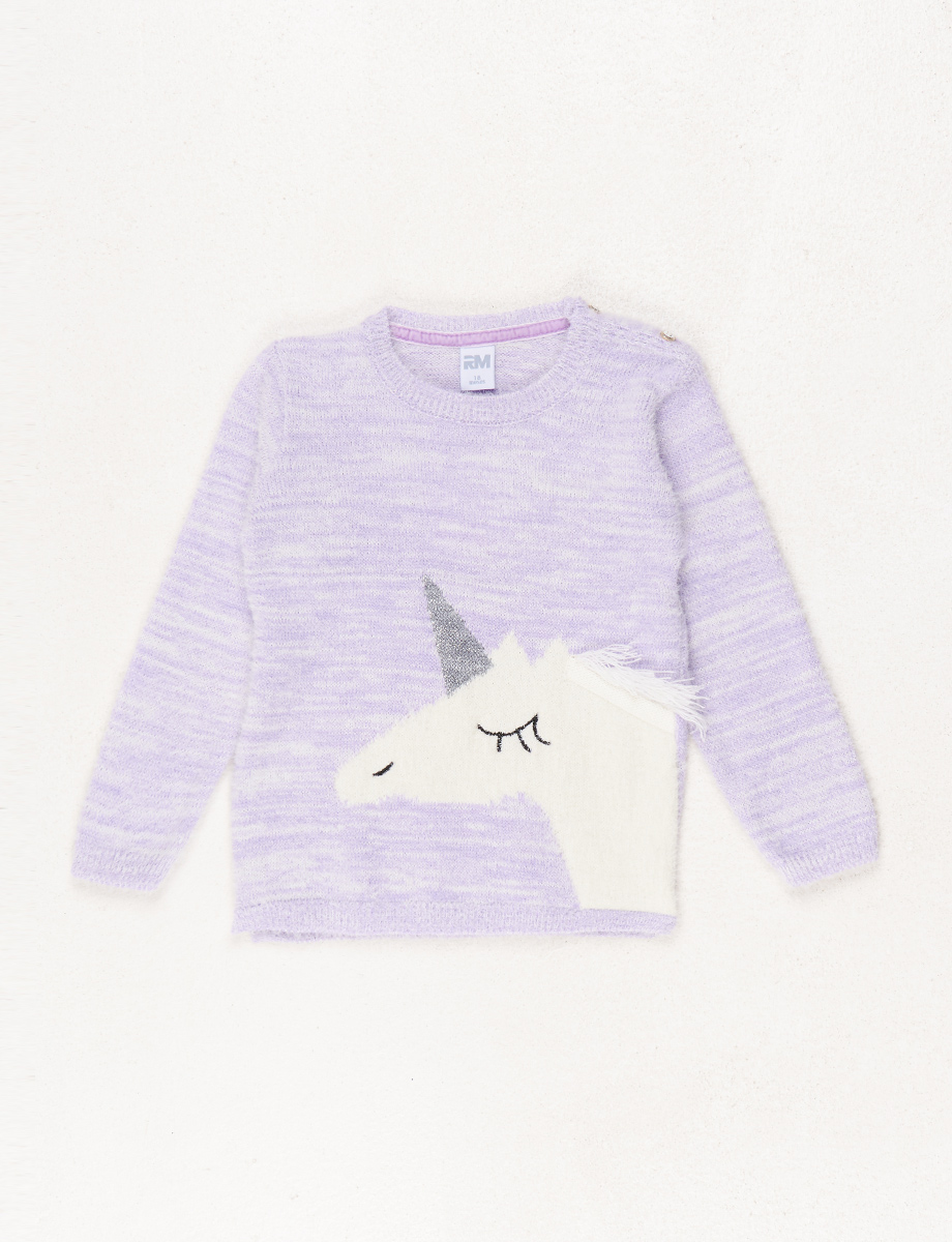 Sweater Unicornio Lila