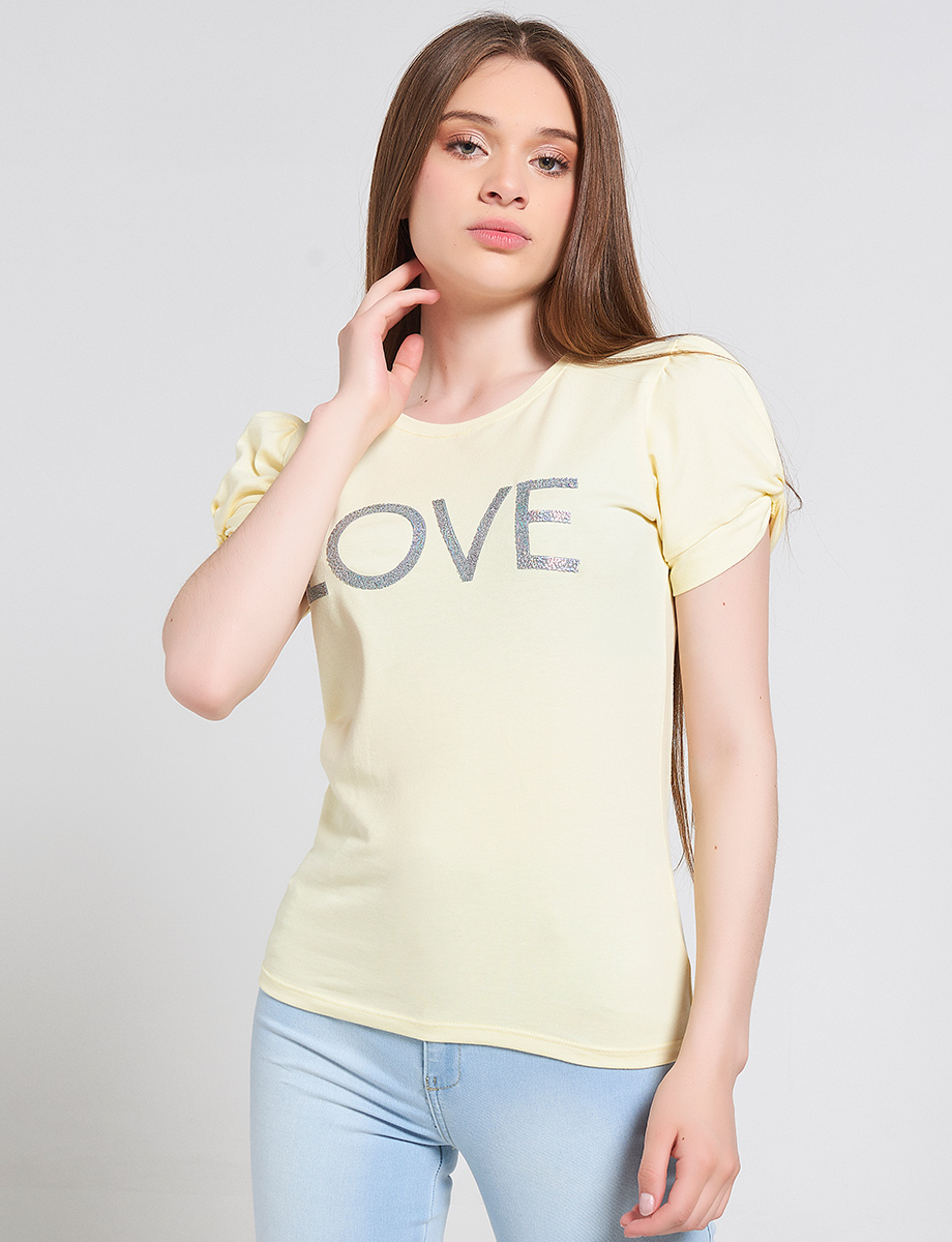 Camiseta Amarilla Love
