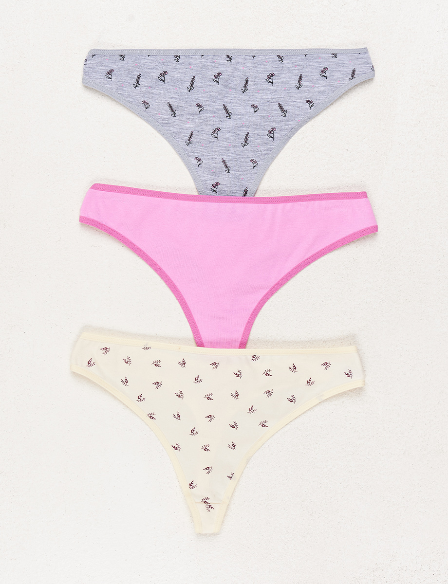 Tangas Estampadas Pack x3