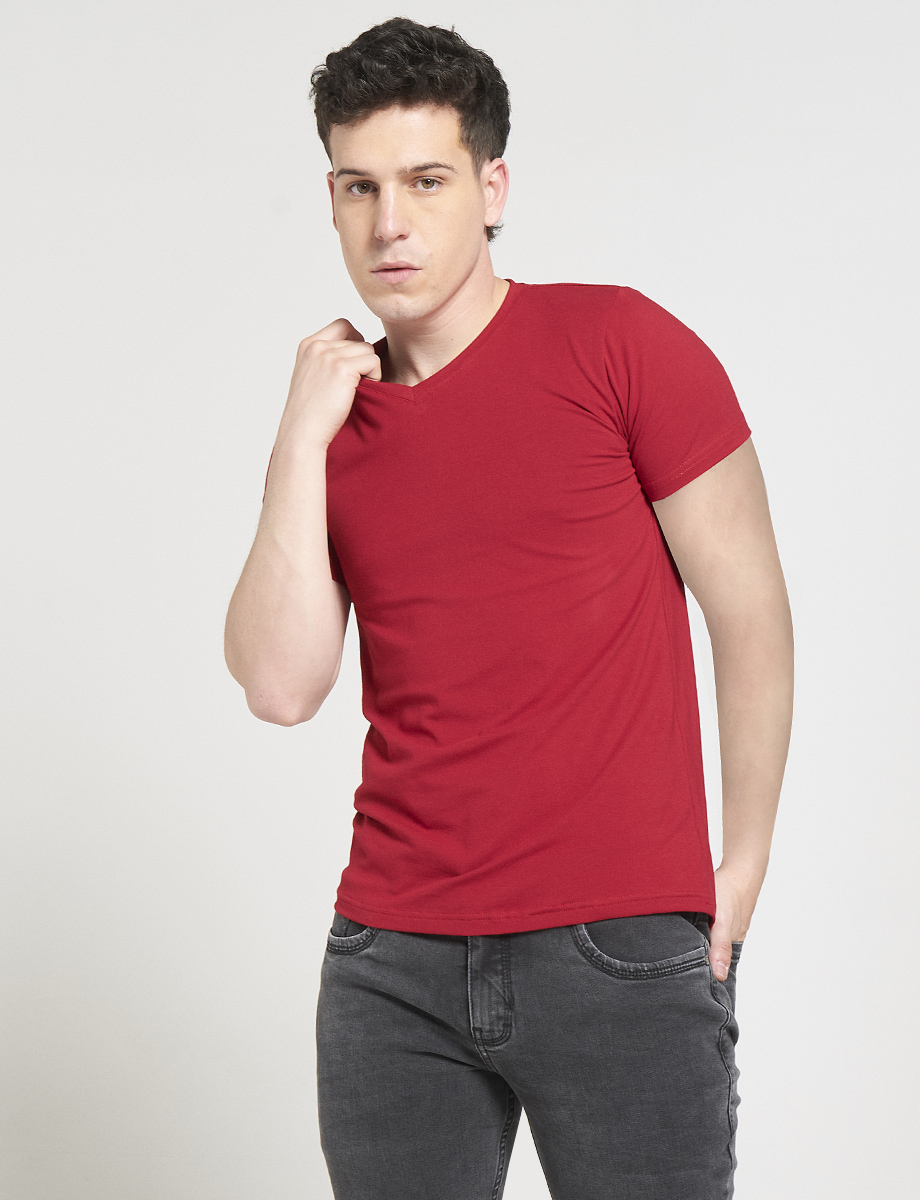 Camiseta Básica Cuello en V