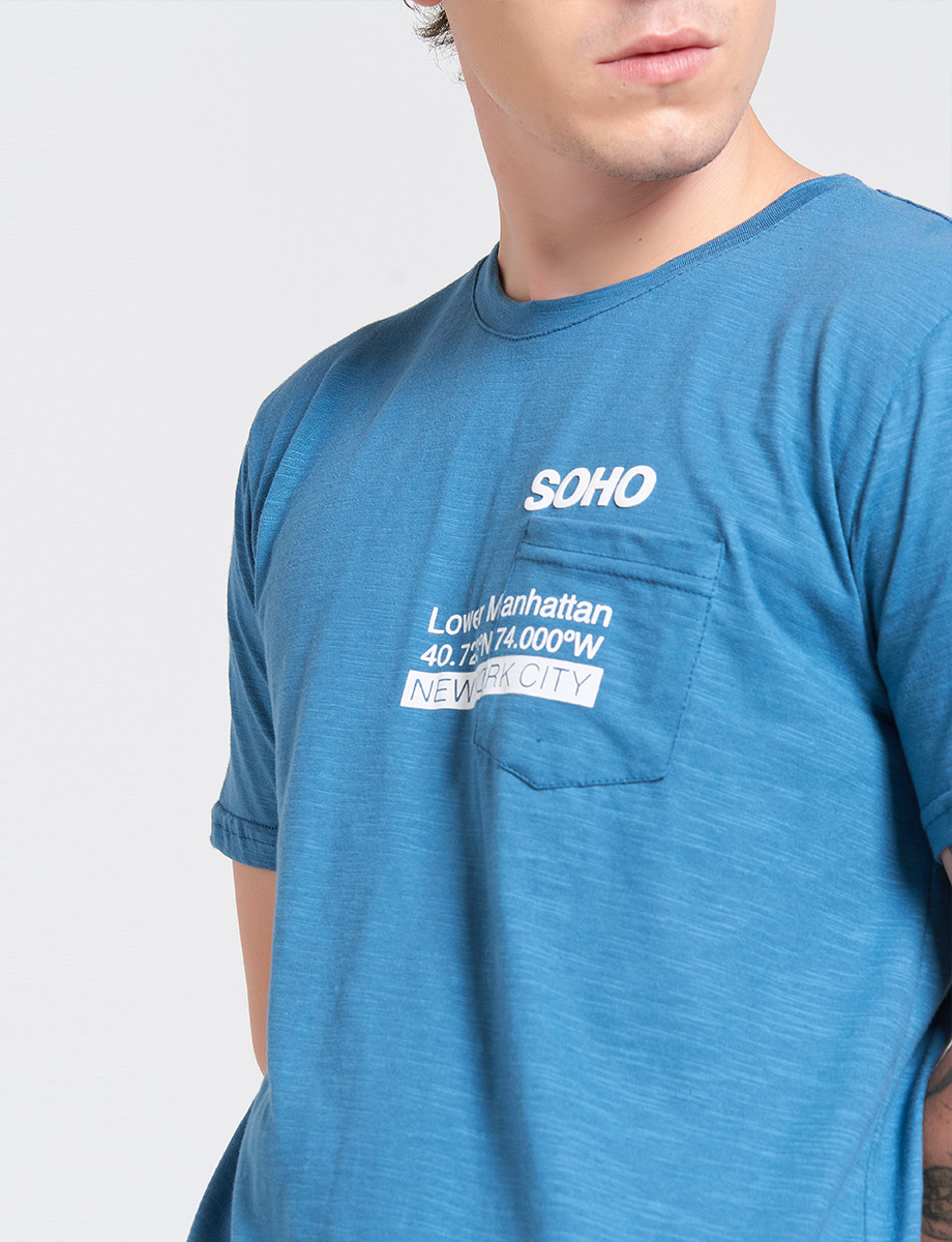 Camiseta Soho con Bolsillo