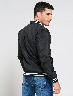 Chompa Bomber con Parche Negra