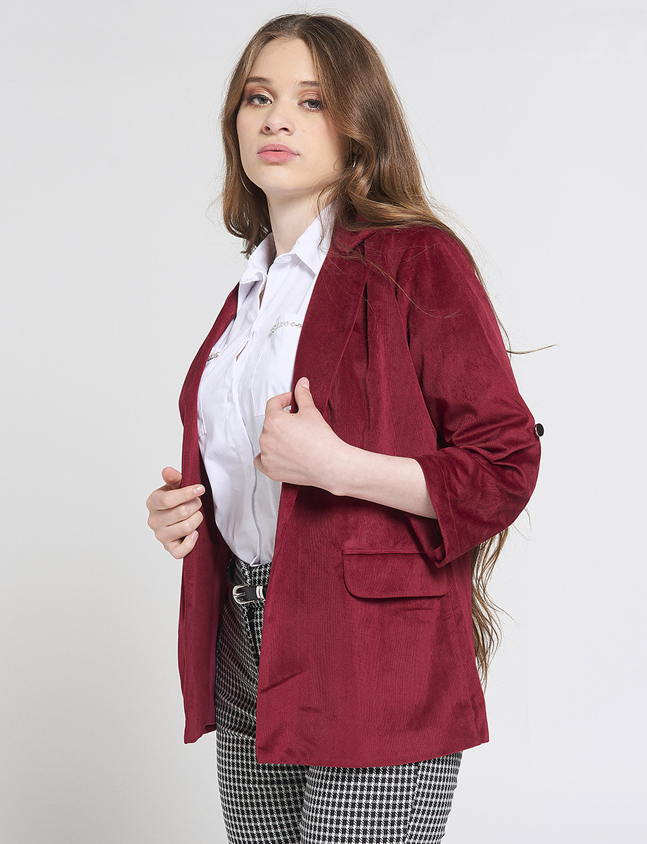 Blazer Manga 3/4 Vino