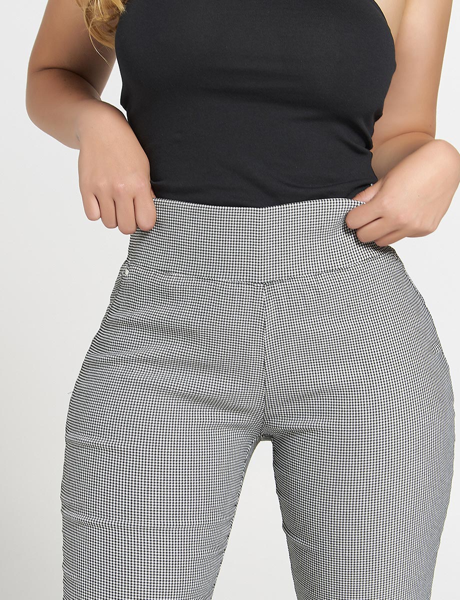 Legging a Cuadros con Bolsillos