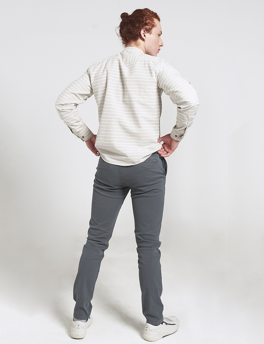 Pantalón Chino Gris oscuro