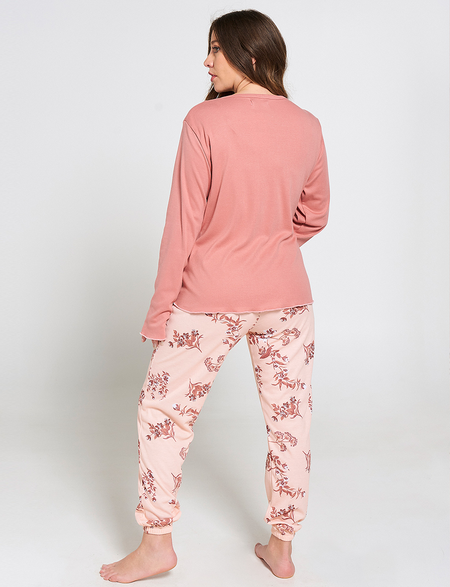 Pijama Buzo + Pantalón Estampado