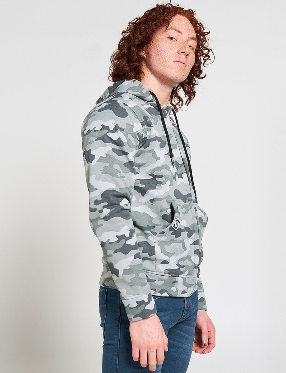 Chompa Camuflaje Militar Gris