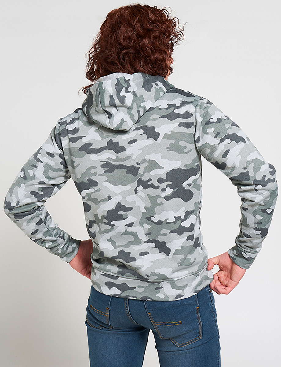 Chompa Camuflaje Militar Gris