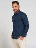 Camisa con Bolsillo Azul Oscuro