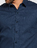 Camisa con Bolsillo Azul Oscuro