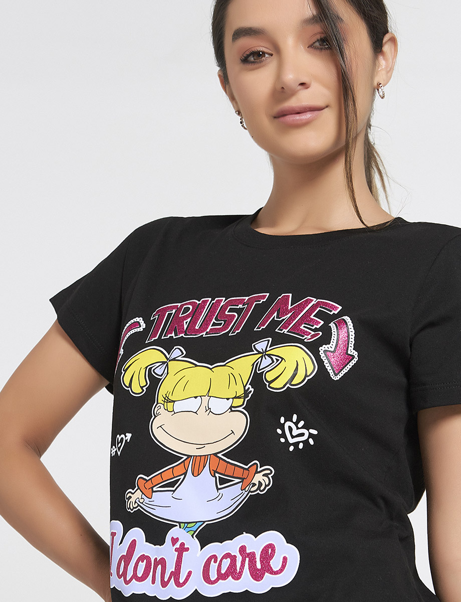 Camiseta Negra Rugrats