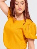 Blusa Manga Bombacha Mostaza