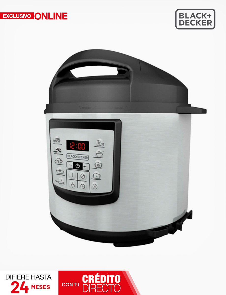 Olla de Presión Digital 7 Funciones | Black+Decker