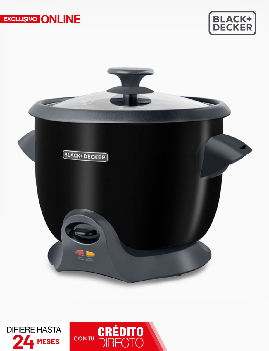 Olla Arrocera 20 Tazas Negro | Black+Decker