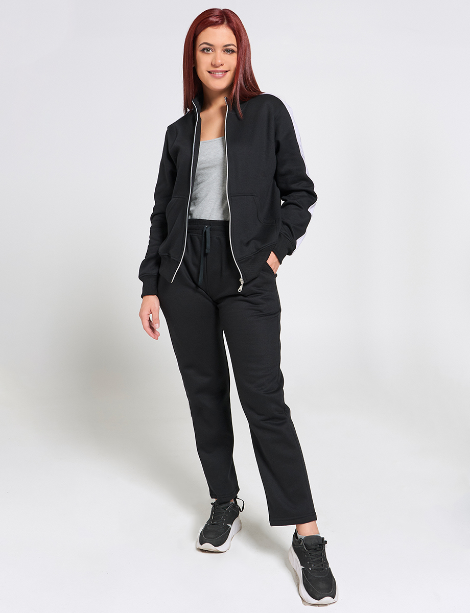 Conjunto Chompa + Calentador Negro