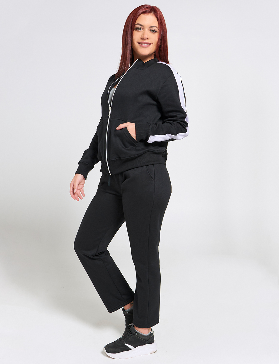 Conjunto Chompa + Calentador Negro