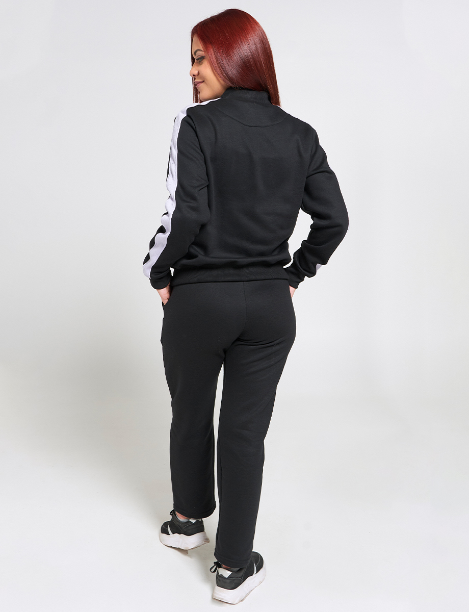 Conjunto Chompa + Calentador Negro