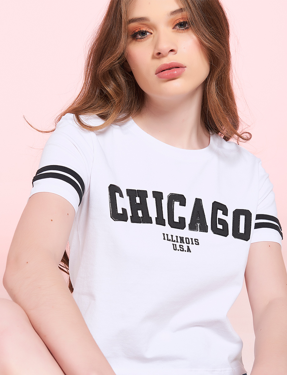 Camiseta Chicago Blanca