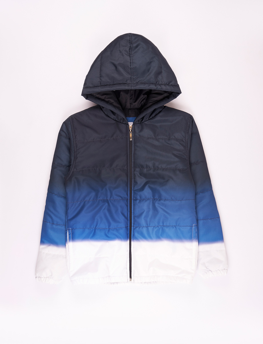 Chaqueta Acolchada con Degradado