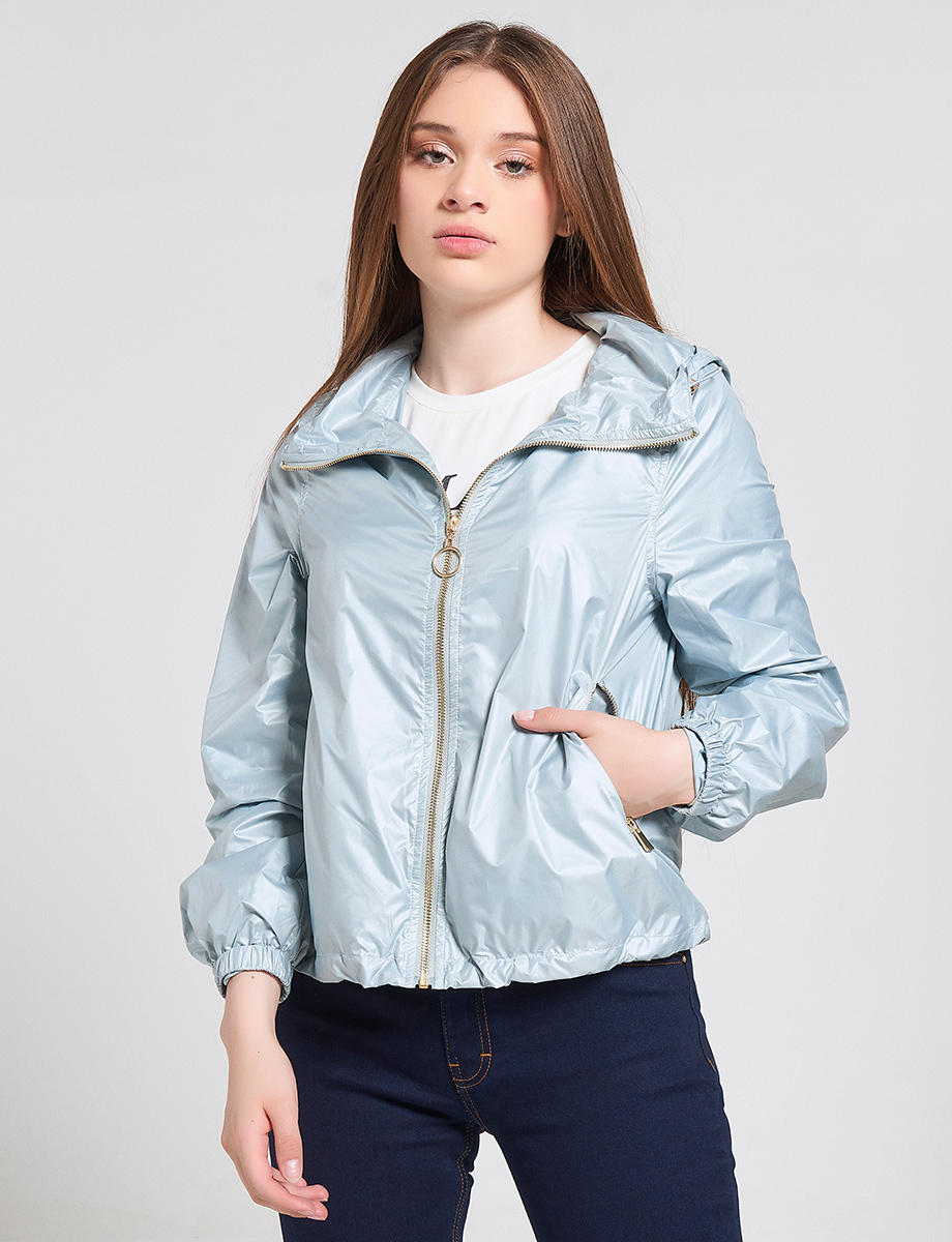 Chaqueta con Cierres Unicolor