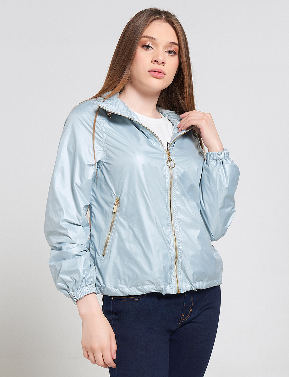 Chaqueta con Cierres Unicolor