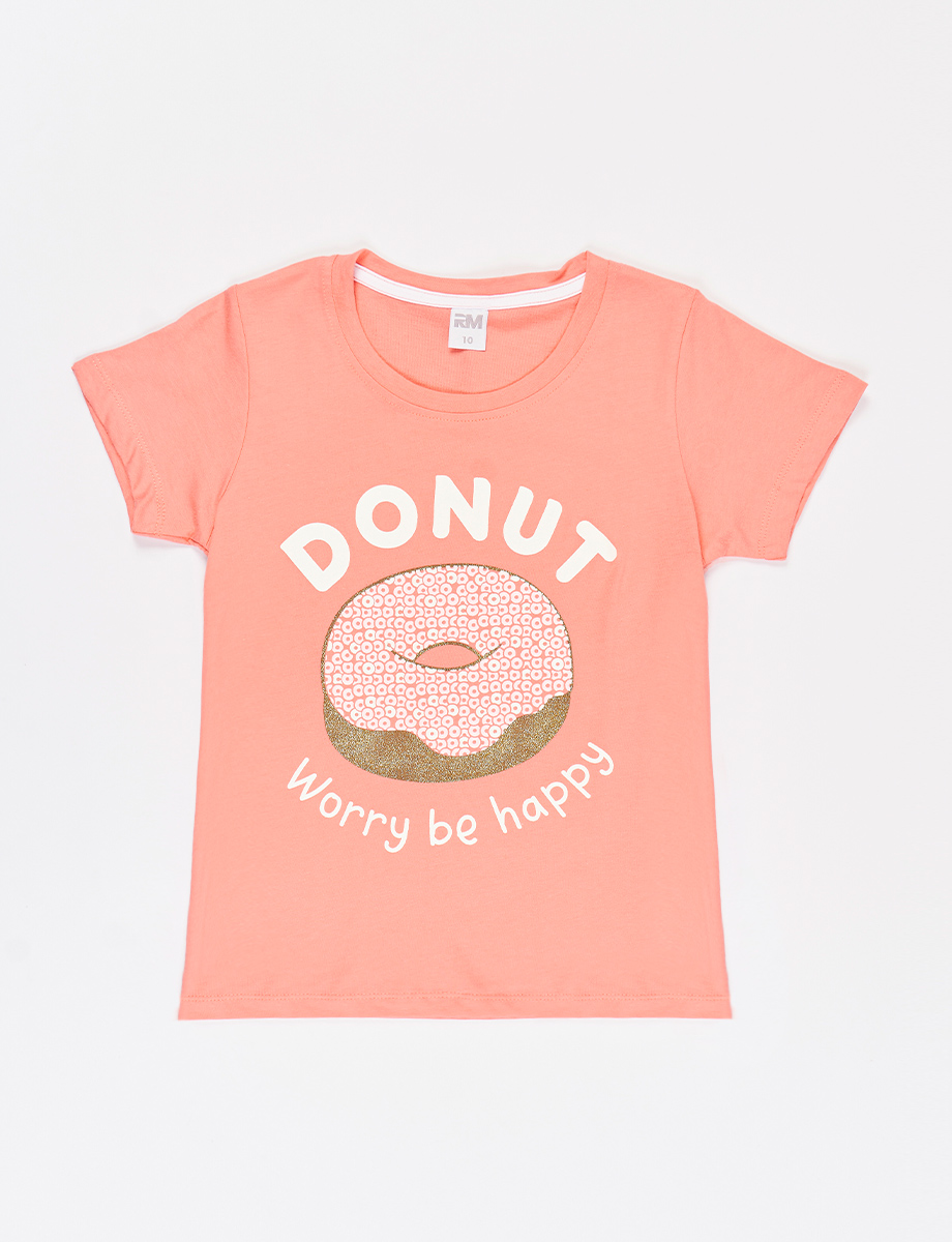 Camiseta Donut Manga Corta