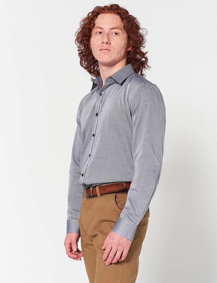 Camisa Gris Oscuro