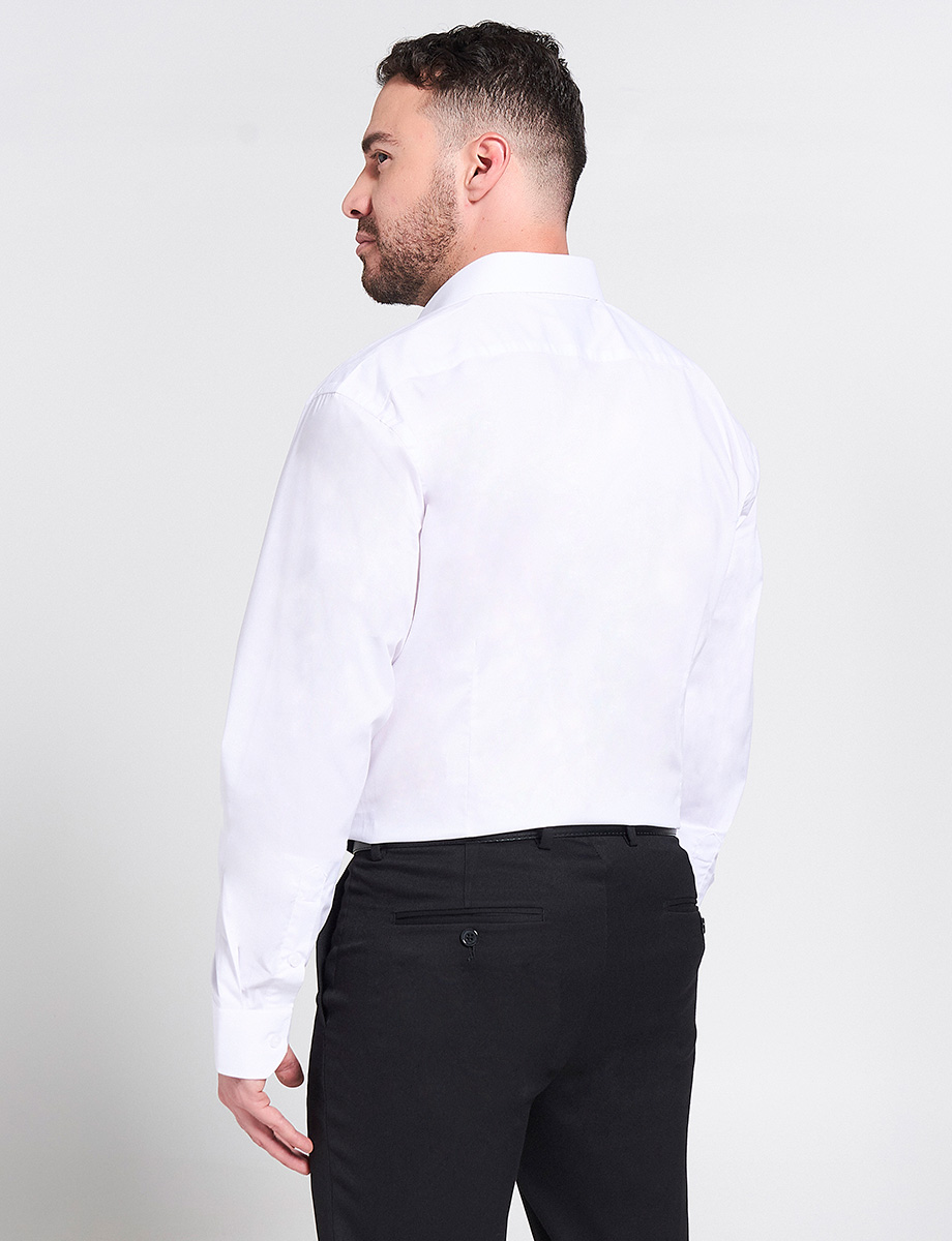 Camisa Ejecutiva Blanca Manga Larga