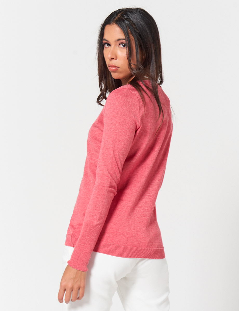 Sweater Básico Palo de Rosa