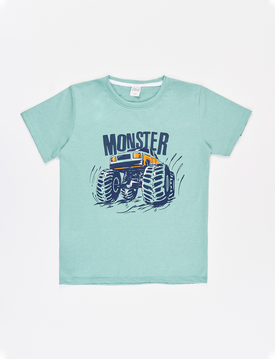 Camiseta Verde menta Monster