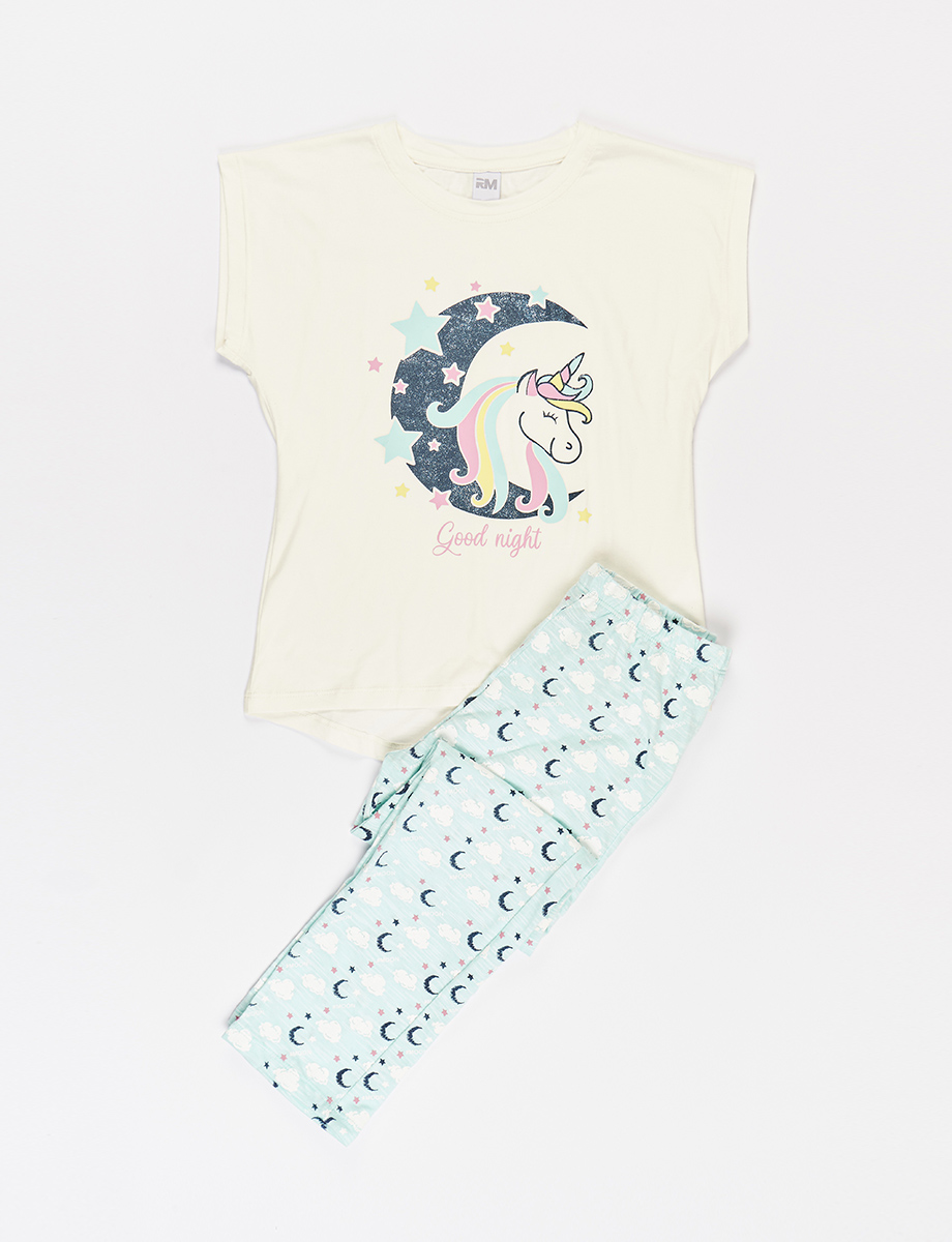 Pijama Unicornio Camiseta + Pantalón