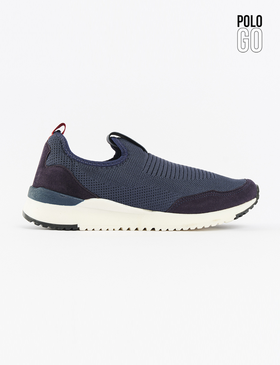Zapato Deportivo Slip On Azul Polo Go