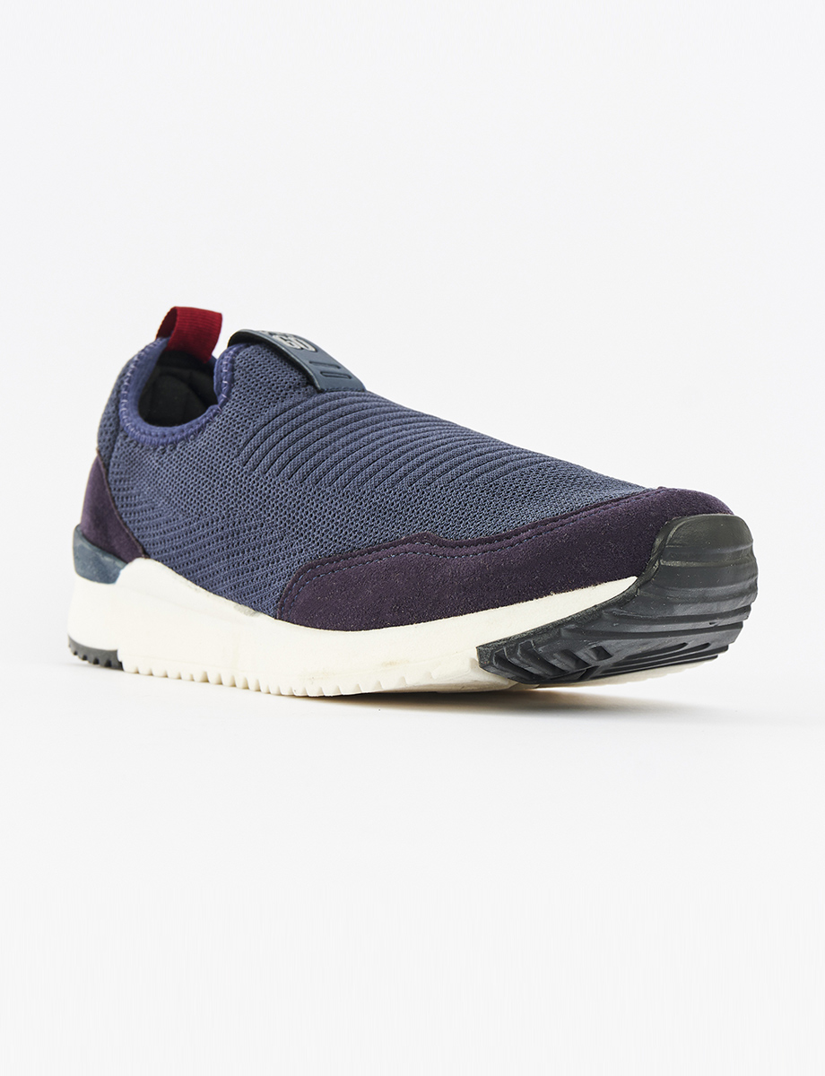 Zapato Deportivo Slip On Azul Polo Go