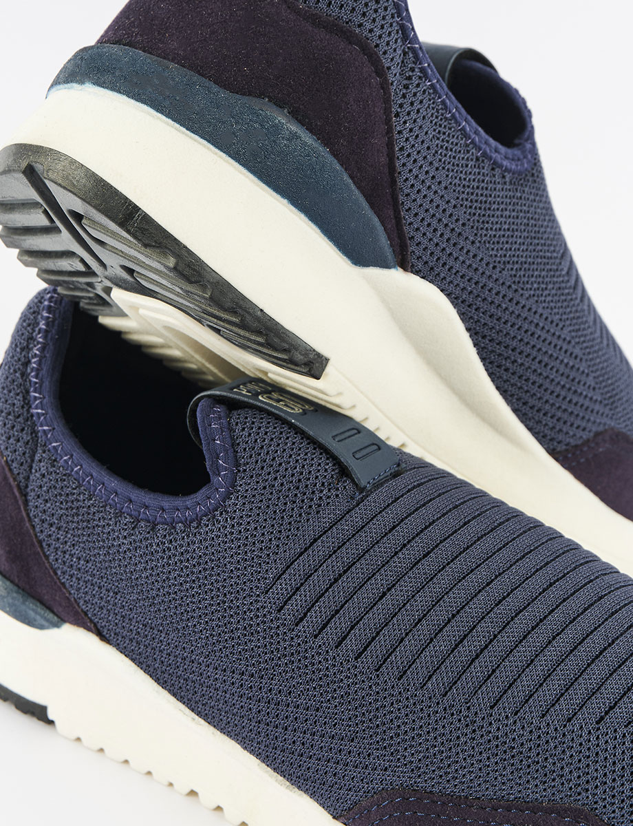 Zapato Deportivo Slip On Azul Polo Go