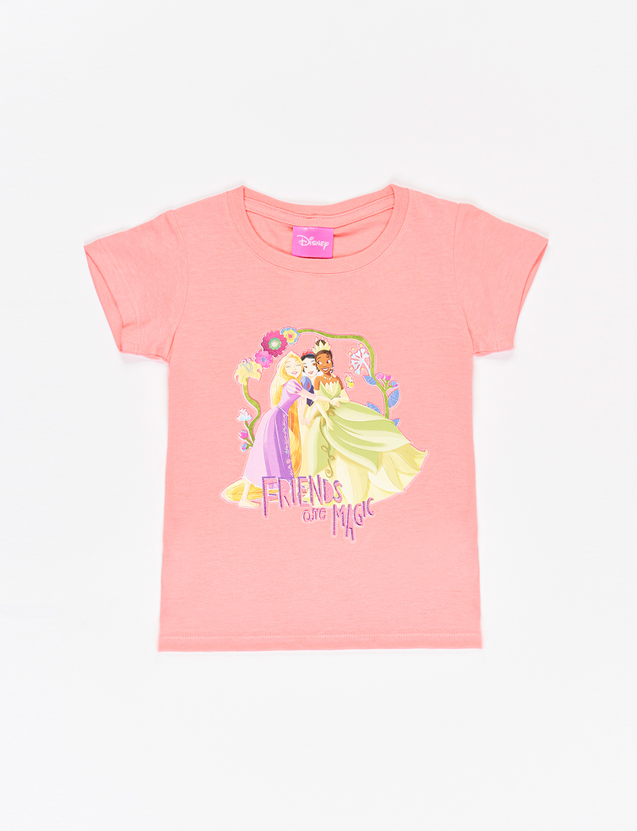 Camiseta pre Princesas Rosada