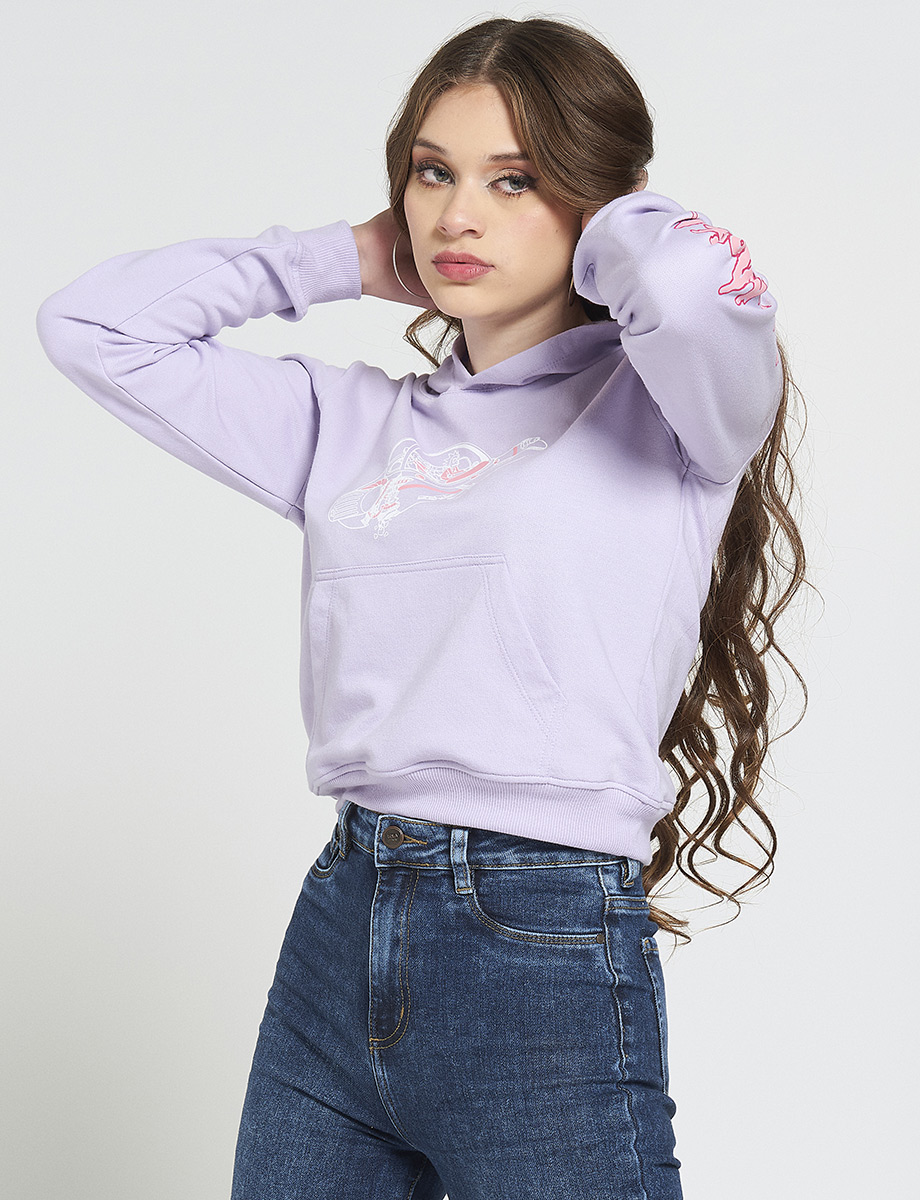 Hoodie Rick y Morty Lila