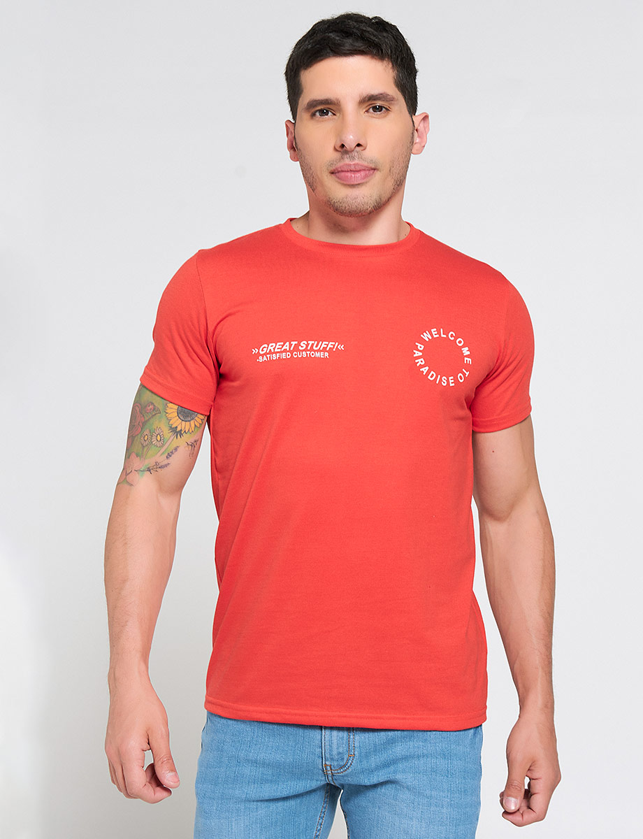 Camiseta Coral Welcome To Paradise